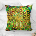 Axyaa Mandala Sun Moon Pillowcase: Bohemian Sofa Cushion Cover