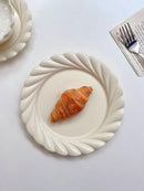 Axyaa Ceramic Breakfast and Dessert Plates - High-Quality Household Dishes