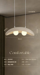 Axyaa Nordic Wabi Sabi 3-Light LED Pendant for Modern Dining Room