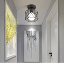 Axyaa Nordic Iron Ceiling Light for Kitchen, Hallway, Balcony - Retro Minimalist Design