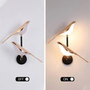 Axyaa Magpie Bird Wall Light - 360° Rotatable Touch Switch LED Wall Sconce