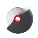 Axyaa Stainless Steel Pizza Wheel Cutter with Lid Roller - Kitchen Baking Tool