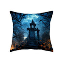 Axyaa Halloween Horror Graveyard Pattern Pillowcase