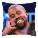 Axyaa Funny Kanye West Meme Cushion Covers 40x40cm Soft Throw Pillow Case Square Pillowcase