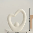 Axya Nordic Style Ceramic Candlestick Vase for Rustic Home Decor and Interior Decoration