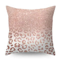 Rose Gold Geometric Pineapple Glitter Pillowcase - Axyaa Home Decor