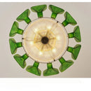 Axyaa Mid-century Murano Glass Chandelier: Artistic Retro Dimmable Pendant Light