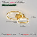 Axyaa Modern Luxury Nordic LED Living Room Lights Circular Fixtures