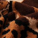 Axyaa Leopard Print Knit Throw Blanket - Ultra Soft Micro Plush - 51"x63"
