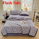Axyaa Wrinkled Yarn Xia Liang Quilt Hepburn Wind Lace Quilt