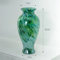 Axyaa Glass Vase: Artistic High-End Table Decoration