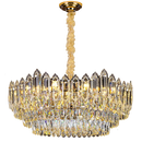Axyaa Elegant Crystal Chandelier for Living Room, Bedroom, and Dining Room