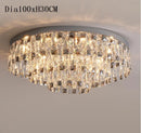 Axyaa Crystal Chandelier for Modern Luxury Living Room and Bedroom Ceiling Decoration