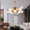 Axyaa Luxury Branch Fan Lamp With Remote Control, Modern LED for Home Living Room Lighting