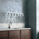 Axyaa LED U-Shaped Ceiling Chandelier for Modern Decor Lighting