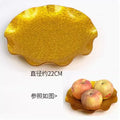 Axyaa Acrylic Fruit Plate Snack & Dim Sum Serving Tray for Melon Seeds and Dried Fruits