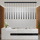 Axyaa Crystal Stair Chandelier: Modern LED Ceiling Lamp for Living Room
