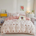Axyaa Strawberry Bedding Set - Soft Queen/King Size Comforter Set