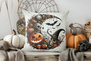 Axyaa Halloween Ghost Pumpkin Pillow Cover for Sofa Bedroom Car