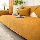Axyaa Chenille Jacquard Sofa Cover, Non-Slip Couch Slipcover for All Seasons