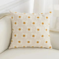 Axyaa Rural White Flower Pillow Cover - Pastoral Style Home Decor Pillowcase