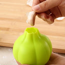 Axya Soft Garlic Peeler & Press Set - Easy Kitchen Tool for Peeling Garlic