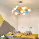 Axyaa Magic Beans Chandelier: Nordic Color Kids' Room Pendant Light