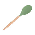 Axyaa Silicone Kitchen Utensils Set - Non-stick Cookware Spatula, Egg Beaters, Shovel & Wooden Handle