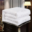 Axyaa Cotton Gold Jacquard Silk Quilt | Mulberry Silk Winter Quilt Core