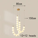 Axyaa LED Pendant Chandeliers for Modern Living and Dining Room Lighting