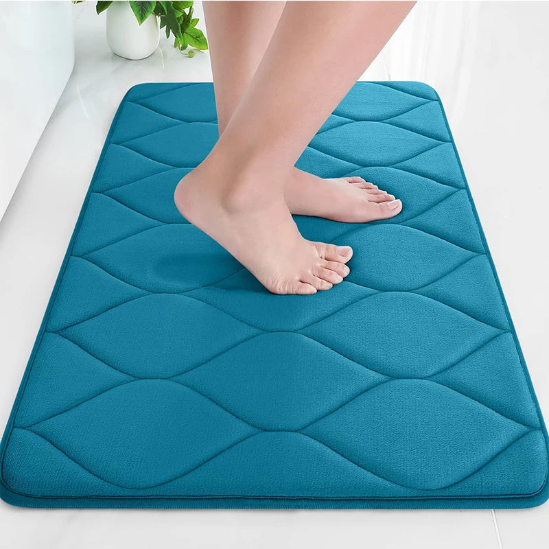 Axyaa Memory Foam Bathroom Mat Set