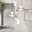 Axyaa Double Ball Glass Pendant Lights for Home Decor