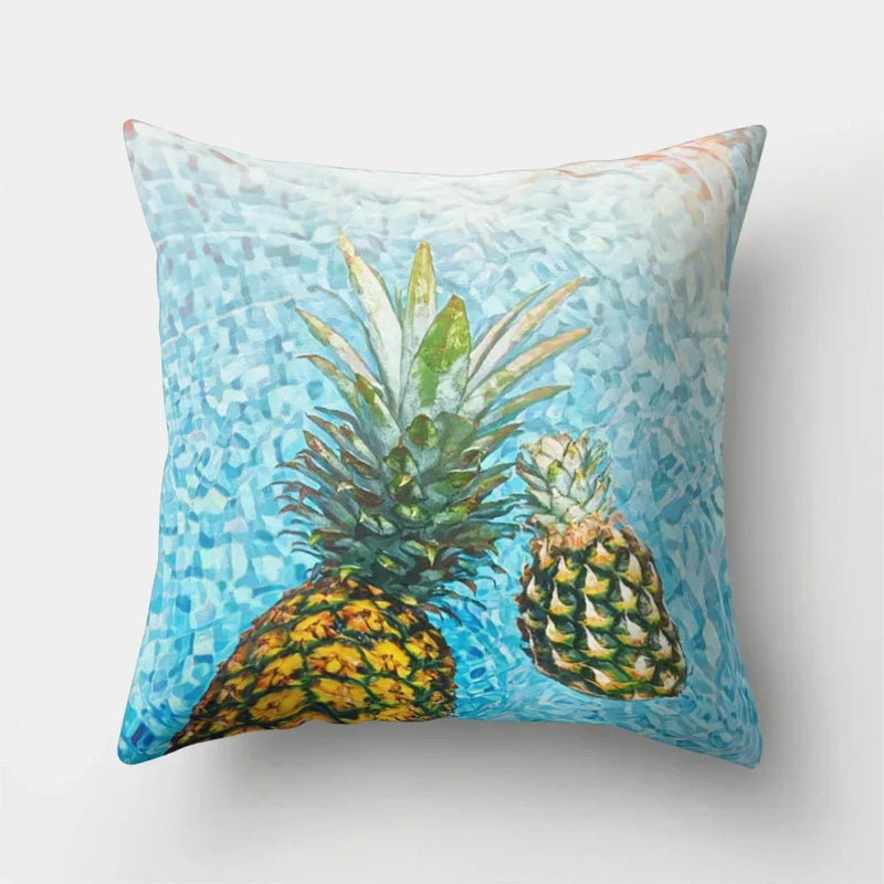 Axyaa Sea Waves Cushion Cover 45x45cm for Home, Office & Car Décor