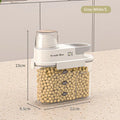 Axyaa Cereal Storage Container with Pour Spout Seal for Dry Food and Pantry Organization