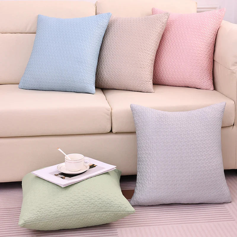 Axyaa Three-Leaf Clover Pillow Cover: Breathable, Dust Protection, Cute Design