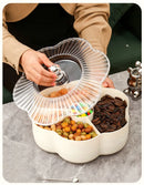 Axyaa Melon Seeds and Nuts Tray for Living Room Snacks and Dim Sum Organizing