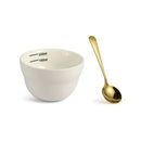 Axyaa Ceramic Espresso Measuring Cup with Scale and Spoon
