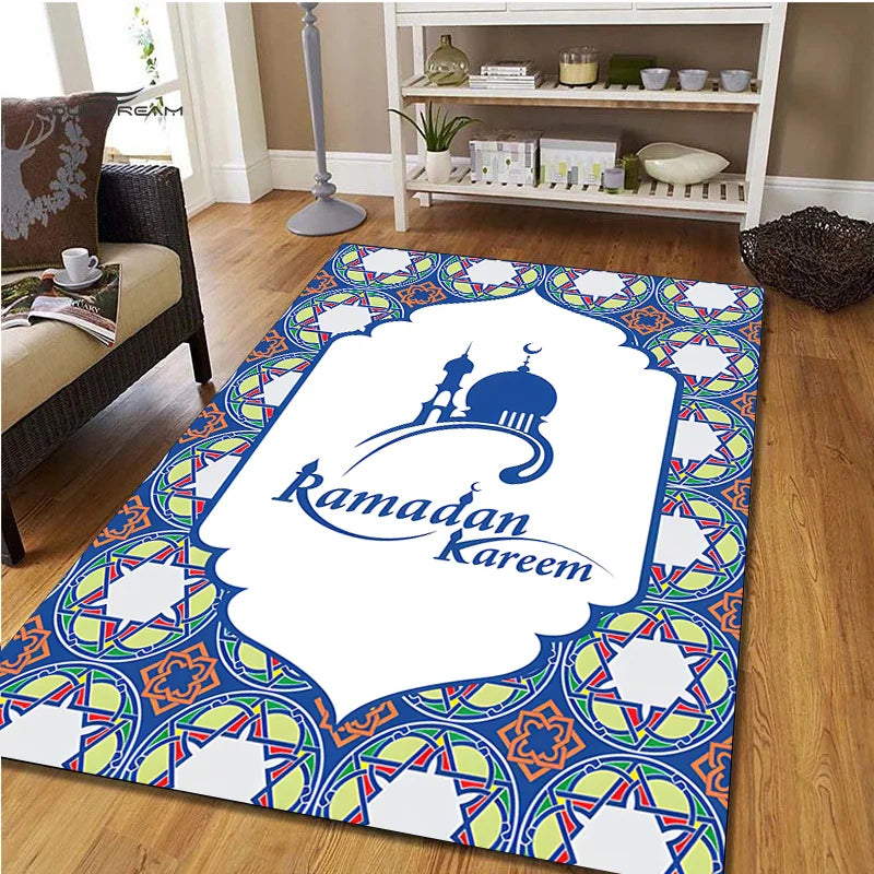 Axyaa Muslim Prayer Non-slip Carpet Room Mat for Kitchen Bathroom Floor