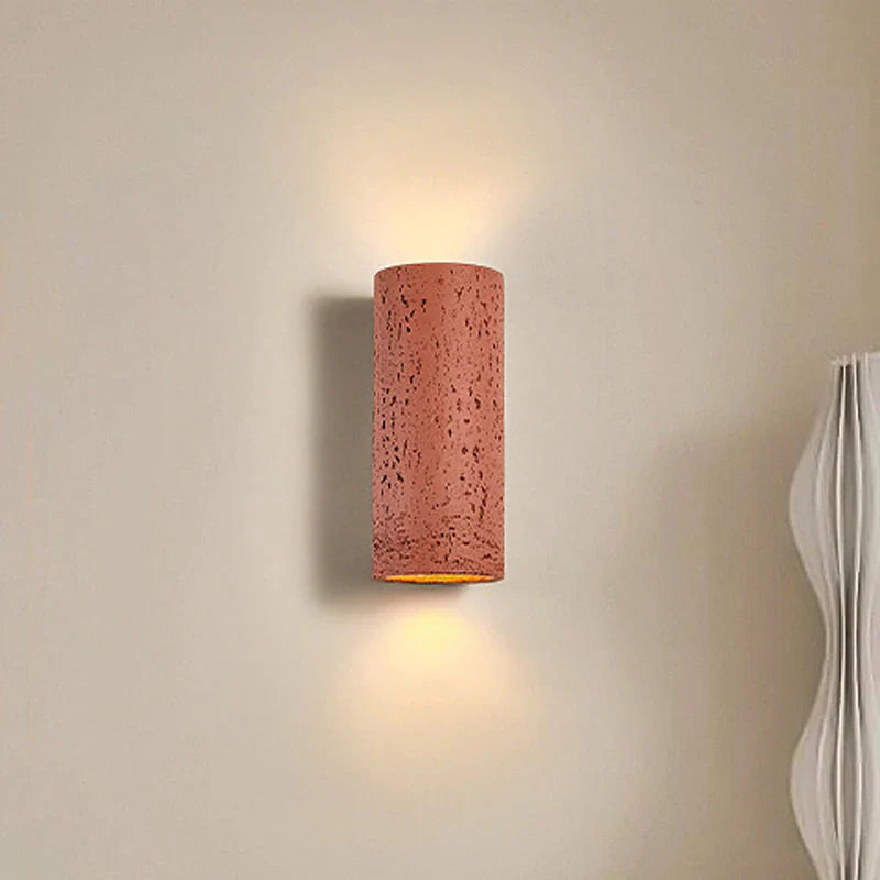 Axyaa Round Tube Wall Lamp 10W LED Retro Decor Sconce