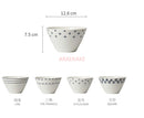 Axyaa Ceramic Tableware Set: Salad, Noodle, Dessert, Breakfast, Rice Bowls for Household