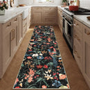 Axyaa Floral Print Runner Rug - Small, Stylish & Non-slip Bedroom Carpet