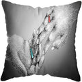 Axyaa Abstract Hands Art Decor Pillow Cover 45x45cm