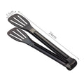Axyaa Stainless Steel BBQ Tongs - Three Wire Clip for Meat & Salad