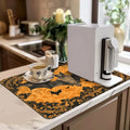 Axyaa Halloween Bat Kitchen Dish Mat Axyaa Halloween Bat Kitchen Dish Mat