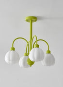 Axyaa Kids' Pumpkin Green Chandelier