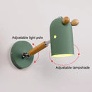 Axyaa Macaron LED Wall Lamp: Modern Nordic Colors for Bedroom, Living Room, Kitchen