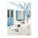 Axyaa Coconut Tree Floral Surfboard Canvas Art Nordic Poster for Living Room