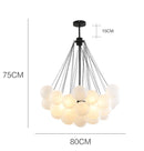 Axyaa Nordic Chandeliers Hanging Lamps for Dining Room Indoor Ceiling Lighting