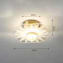 Axyaa Luxury LED Acrylic Wall Lamp for Aisle, Bedroom, Corridor, and Porch Lighting