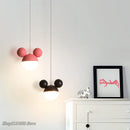 Axyaa Kids LED Cartoon Pendant Light - Eye-Care Hanging Lamp for Children's Room